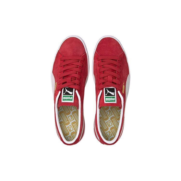 Puma Suede Vintage High Risk Red Unisex Sneakers White 374921-06