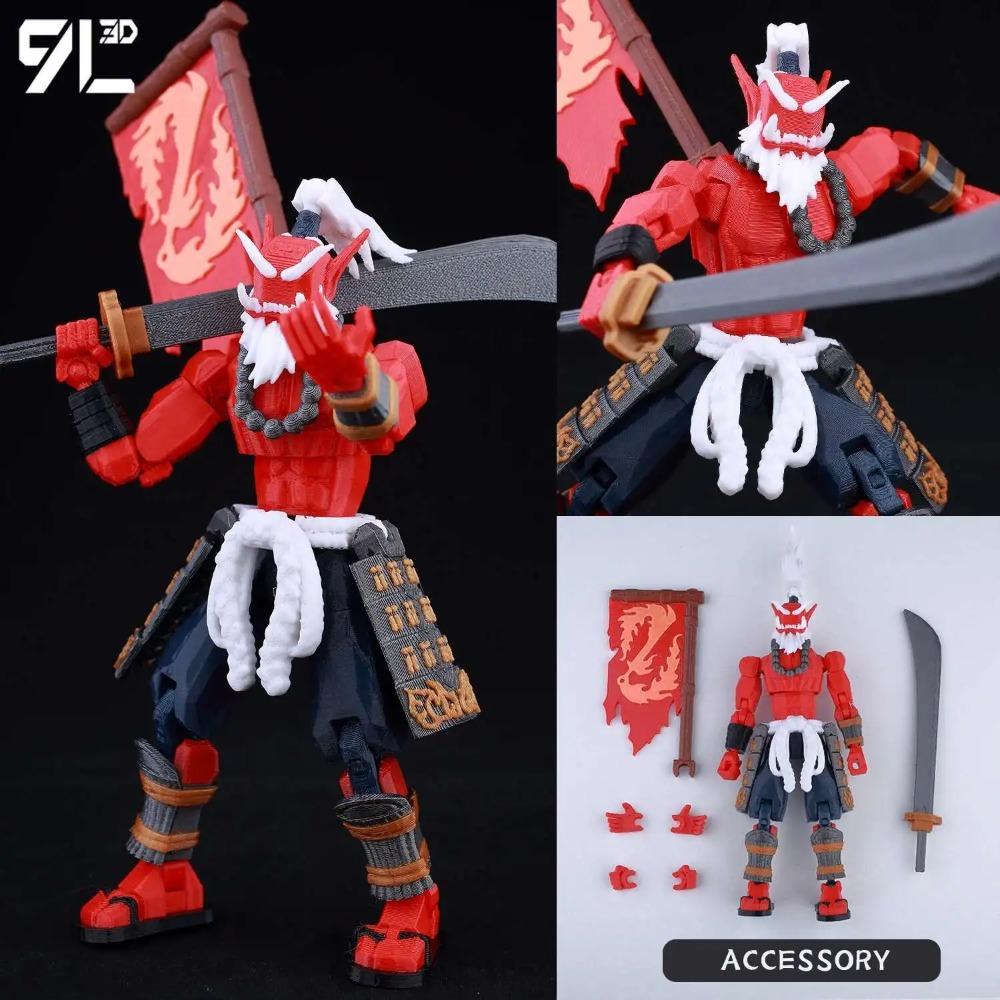 9L3D Printed Lucky Dummy 13 Jujutsu Kaisen Fushiguro Toji Anime Multi-Jointed Shapeshift Toys Action Figures Mannequin Model