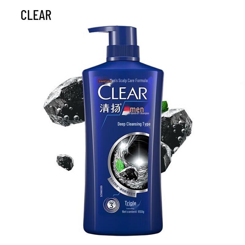 Clear Мужской шампунь от перхоти для глубокого очищения