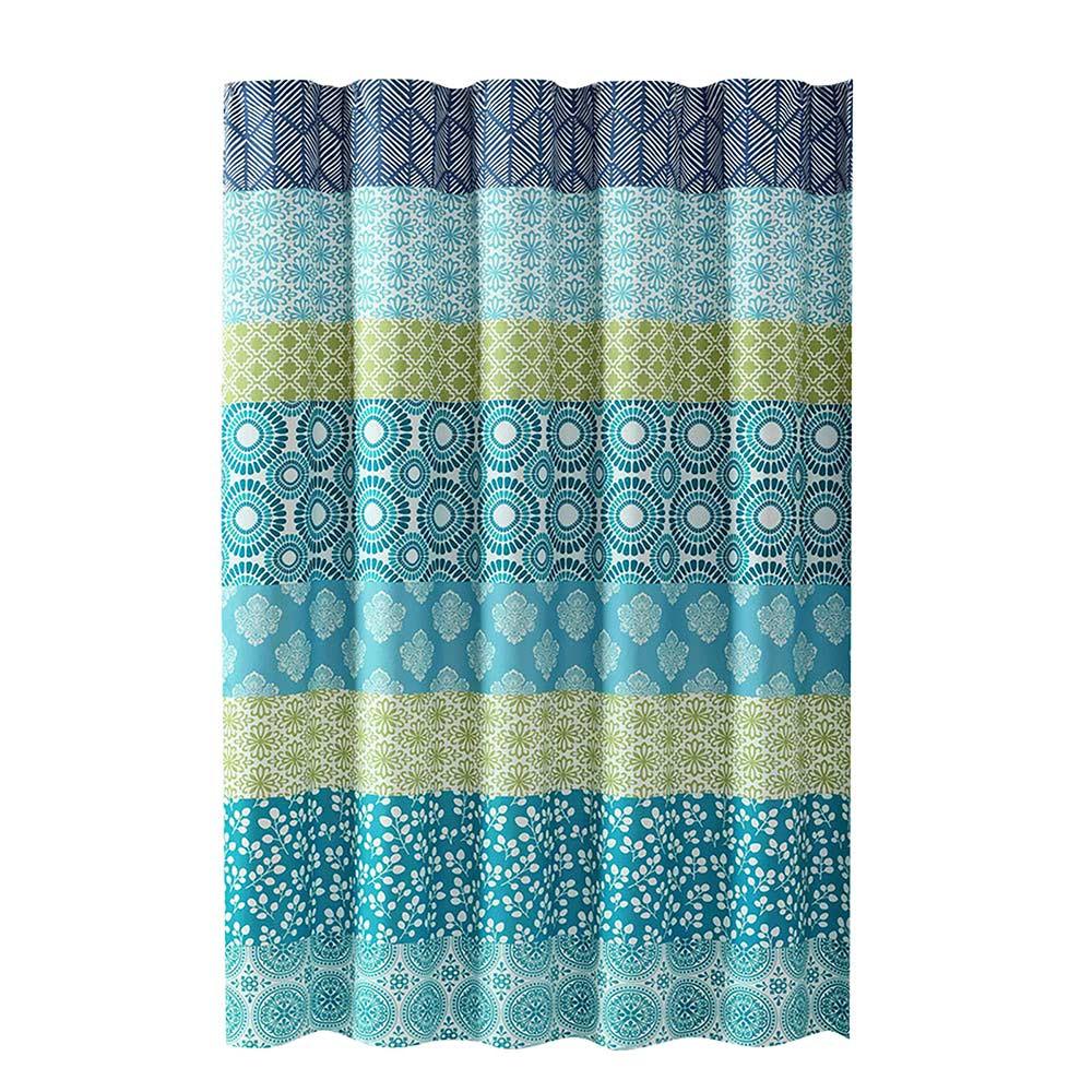 Bohemian Striped Shower Curtain Colorful Design Various Sizes Bathroom Decoration