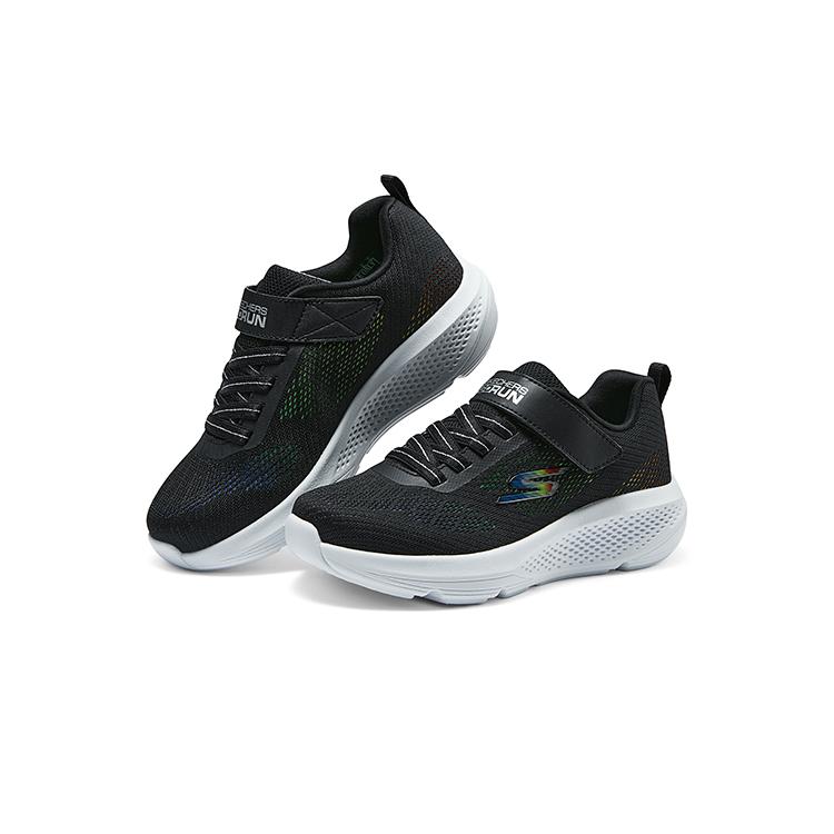 Skechers Легкие дышащие нескользящие прочные низкие кроссовки для бега для детей Кроссовки для детей Черный 303922L-BKMT