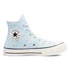 Converse Женские кеды Chuck 70 High 'Вышитый цветочный принт Шамбре синий' Женские