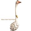 Wall Hanging Resin Ostrich Statue Abstract Waterbird Bust Wild Animal Head Decor Living Room Embellishment Home Interior Craft