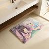 Аниме Кавайная Девушка Nekopara Придверный Коврик Моющийся Нескользящий Коврик для Гостиной Зоны Дивана и Стульев Кухонный Придверный Коврик Ковер