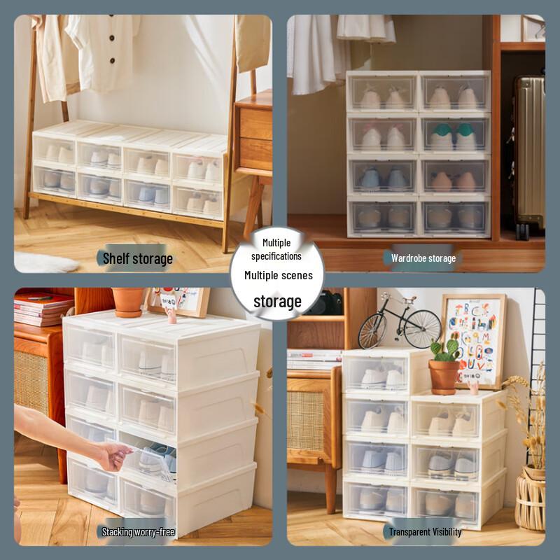 Lieve Stackable Plastic Shoe Storage Box