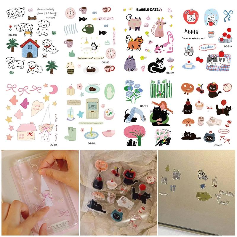 Decor Sticker 3D Jelly Sticker Cute Computer Phone Jelly Sticker Camera Diy Account Mobile Phone Case And Tablet Decoration