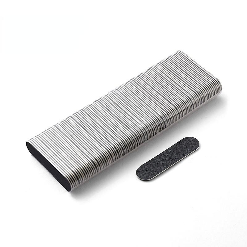 100 шт./лот, двусторонняя шлифовка лака для ногтей, одноразовые мини-деревянные буферные полоски для ногтей, шлифовка, полировка, инструменты для ухода за маникюром