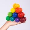 20Pcs Magnetic Rainbow Ball Fidget Toy Pocket-sized Changeable Bead Anti-Anxiety & Stress Relief Toy Creative Preschool Learning