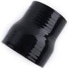 Силиконовый редукторный соединитель 2-2,5 дюйма, 4-слойный, усиленный, для турбонаддува / интеркулера / впускного трубопровода (ID:51-63 мм) (Черный, Редуктор 2" - 2.5")