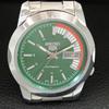 Seiko 5 АВТОМАТИЧЕСКИХ ВИНТАЖНЫХ ОТРЕМОНТИРОВАННЫХ ЯПОНСКИХ МУЖСКИХ ЧАСОВ С ЗЕЛЕНЫМ ЦИФЕРБЛАТОМ a445895-1