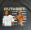 Редкий! Футболка унисекс с принтом группы Outkast