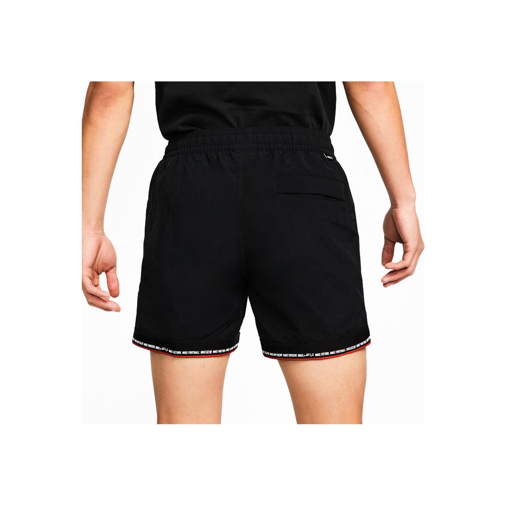 Nike ФК. Футбольные шорты Tribuna Casual Breathable Woven Spliced Logo с вышитым логотипом для мужчин, черные DH9679-010