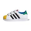 LEGO X Superstar CF J White Yellow Green Kids Sneakers Cloud-White Core-Black Equipment-Yellow H03964