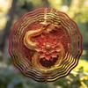 360 Degree Rotating 10 Inch Hanging Wind Spinner for Outdoor Balcony Garden Decor Elegant Gift for Spring and Summer