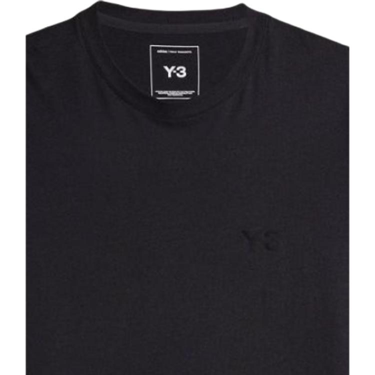 Y-3 SS26 Полосатая футболка с круглым вырезом, повседневная, с коротким рукавом, унисекс, топ KQ9783