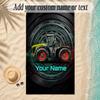 Beach TowelCLAAS Custom Name Text Personalized Soft Towel for Beach Pool Indoor Home Decor Gift