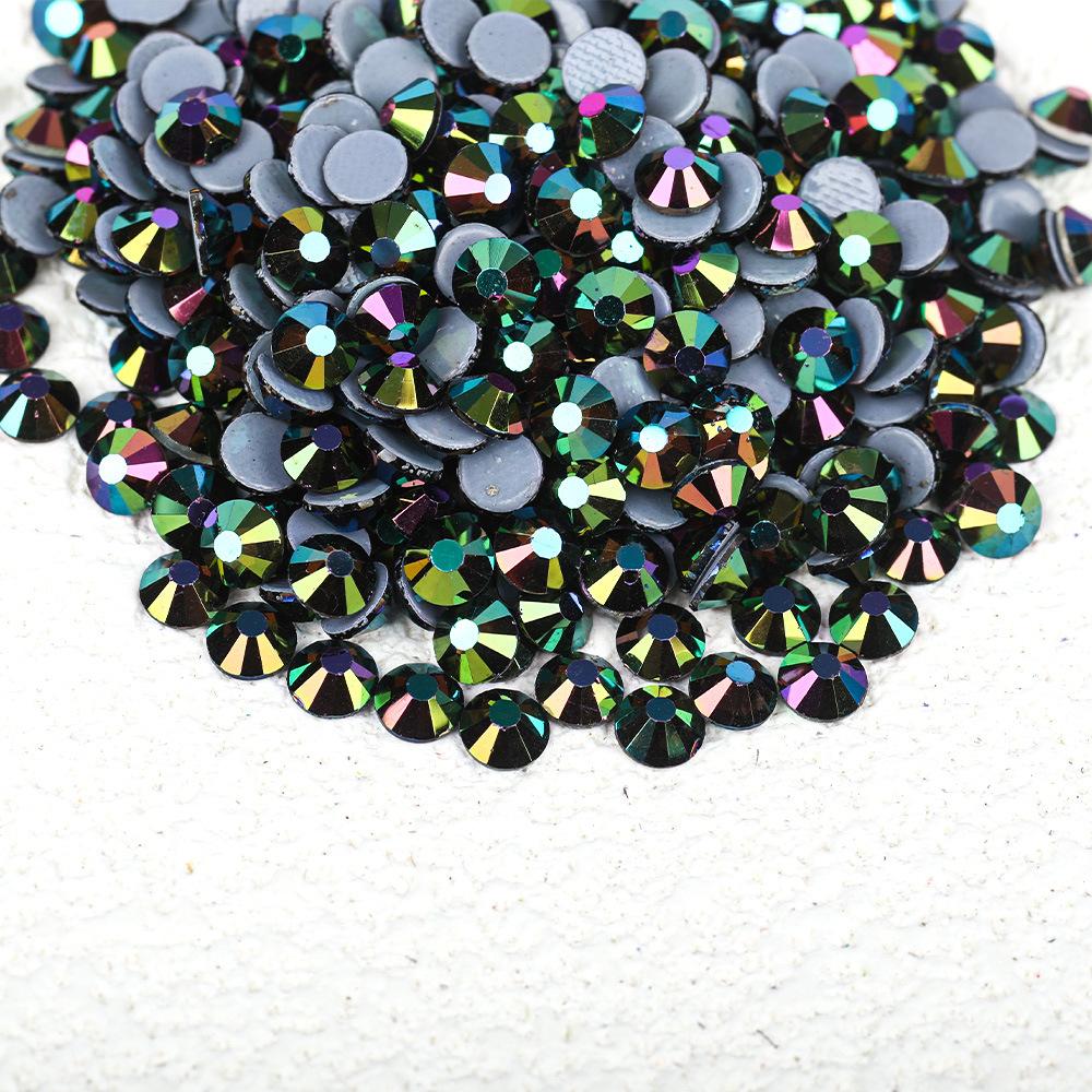 Wei Chen, Guomao A Decoration Color Plated Glue Bottom Rhinestone Mobile Phone Case Diy Nail Art Beauty Glass Jewelry Accessories