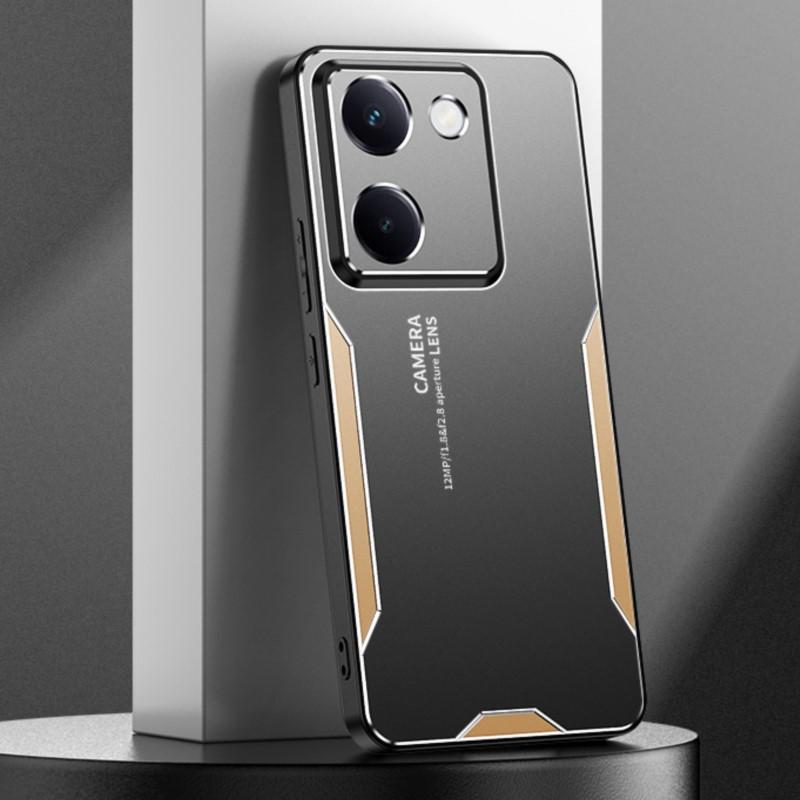 Для VIVO Y100i Чехол Металлическая Алюминиевая Крышка Защищающая Объектив Матовый Чехол Для VIVO Y100i Защита от Отпечатков Пальцев Металл+ТПУ