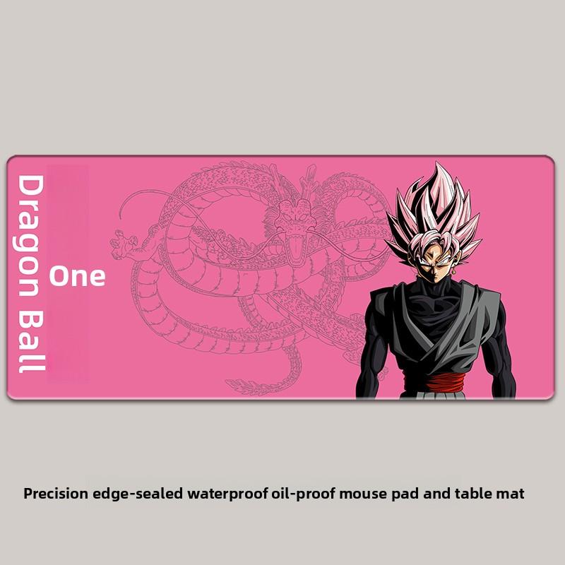 Водонепроницаемый и Нескользящий Кожаный Коврик для Мыши Креативный Мультяшный Dragon Ball Печать Высокой Четкости Увеличенный Сон Гоку Компьютерный Офисный Настольный Коврик Коврик для Ноутбука