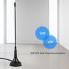 Цифровая DVB-T внутренняя HDTV антенна UHF VHF двухдиапазонная магнитная базовая антенна 10 дБ