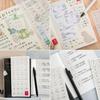 12 Pcs/pack Washi Calendar Sticker Collage Material Stationery Stickers  School Supplies