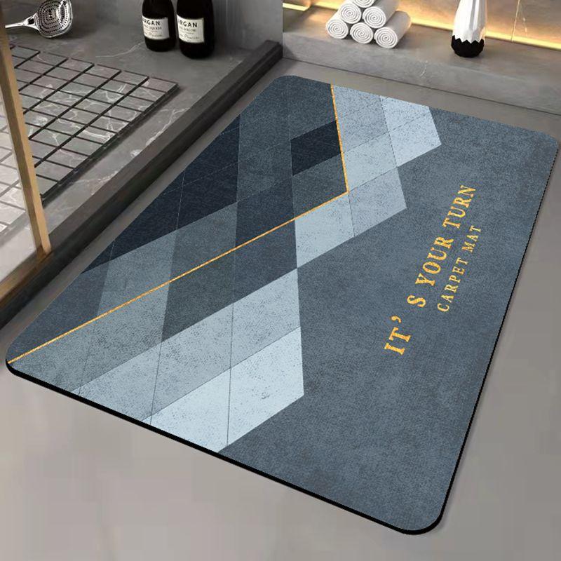 Коврик для пола из диатомовой грязи, впитывающий нескользящий коврик, бытовой коврик для двери, быстросохнущий коврик для туалета, ванной комнаты, душа, коврик для пола