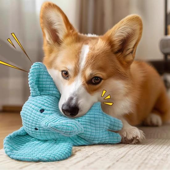 Интерактивная плюшевая игрушка для собаки Неубиваемый набивной слон Пищащая дикая гусь Игрушка для прорезывания зубов щенка для агрессивных грызунов Снятие стресса и тревоги