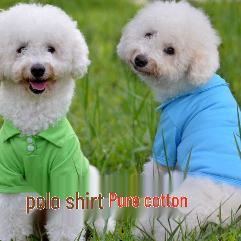 Дышащая Тонкая Жилетка-Поло для Собак - Идеально для Весны/Лета, Новая Коллекция для Золотистых и Плюшевых Питомцев