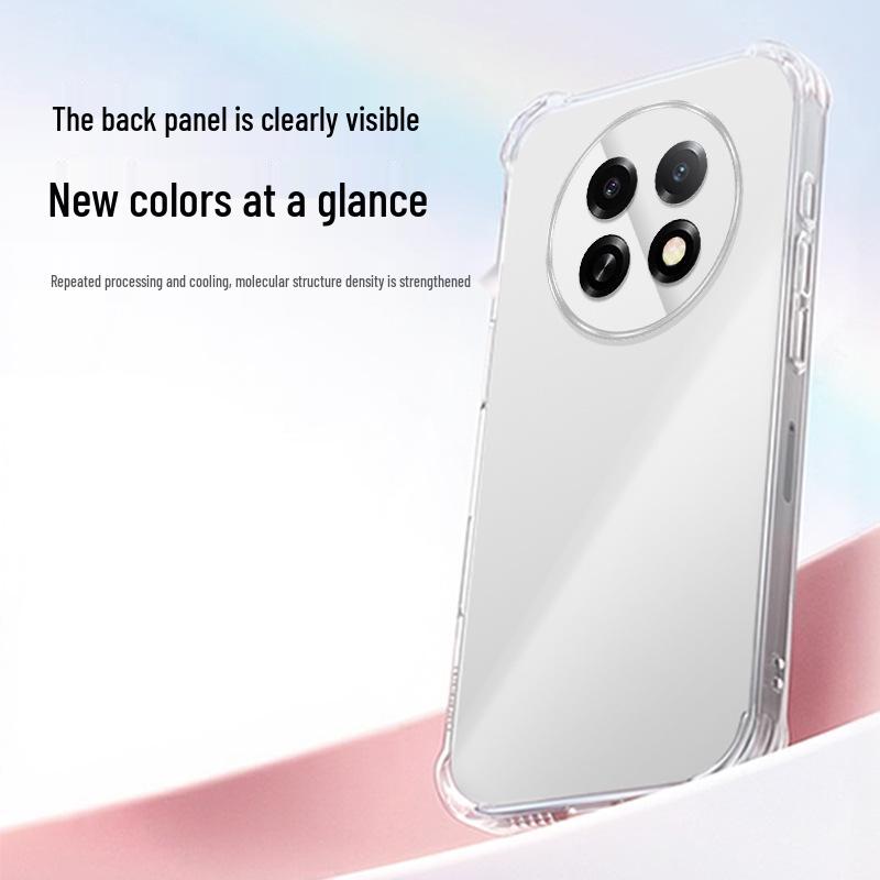 Прозрачный чехол OPPO K13s с подушками безопасности, защита от падений, стильный TPU, полное покрытие