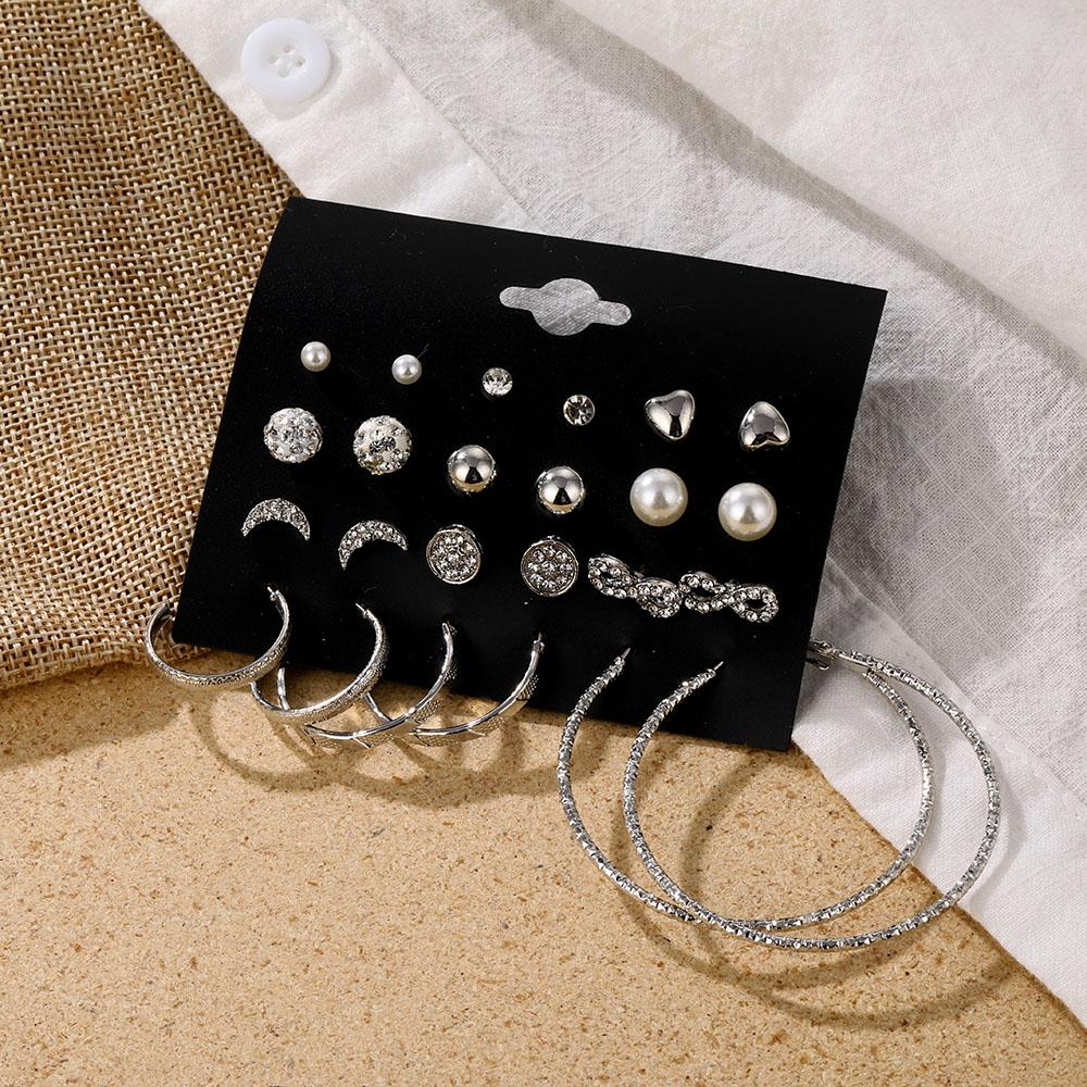 Аксессуары Поп-серьги Геометрический акриловый лист Серьги-гвоздики с кисточками Набор орнаментов