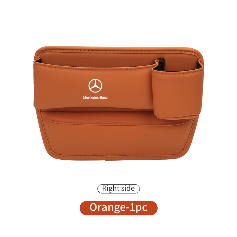 Car Seat Gap Storage Box Pocket Wallet Key Card Cup Phone Holder For Benz W202 W212 W126 W140 W168 W177 CLS GLE GLC GLS CLA