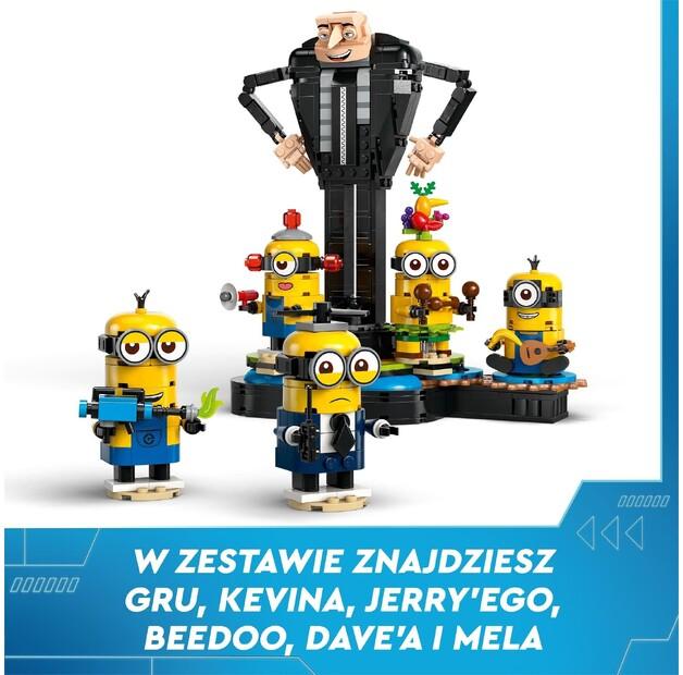 LEGO Despicable Me 75582 кирпичики Грю и миньон