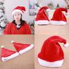 Christmas Short Red Plush Cap Holiday Gathering Celebrations Supplies Decoration