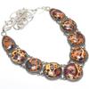 Bauxite Gemstone Handmade 925 Silver Jewelry Necklace 18" JCN370-72