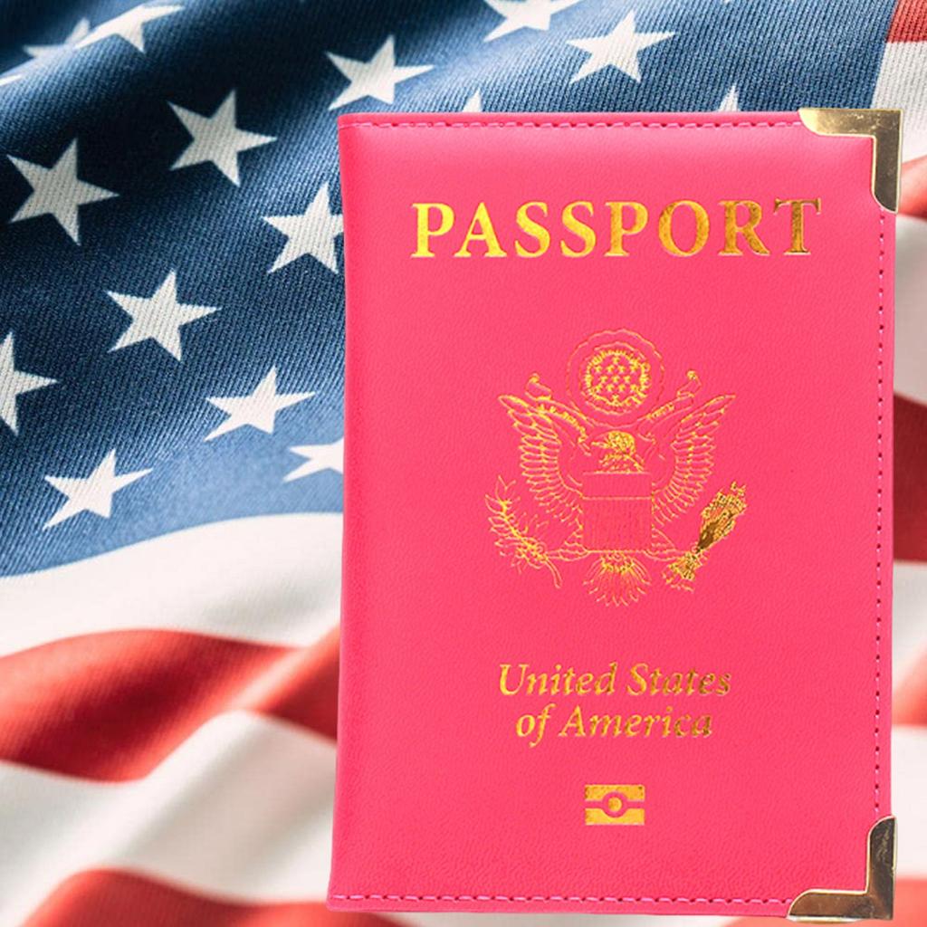 Обложка для паспорта и держателя карт Combo, чехол для паспорта/кошелек с отделением для карт для женщин и мужчин(AL-фиолетовый)