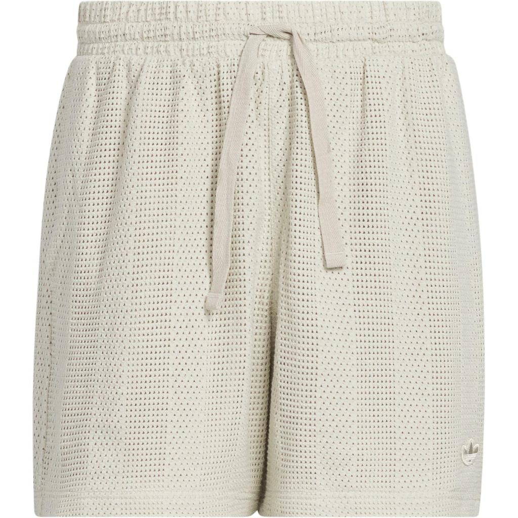 Adidas Originals KNIT Sports Shorts Unisex Light Sesame Gray/Wonder White JP0654