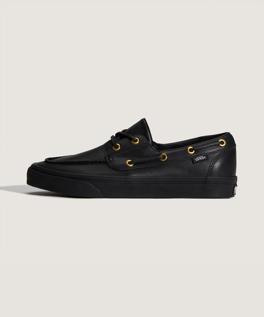 Лоферы Vans с 2 люверсами - (Натуральная кожа) Черный / Vn000Z11Cjk1