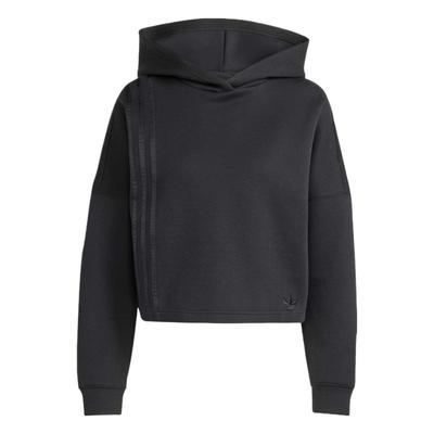 Женский черный оверсайз укороченный худи Originals JX2701