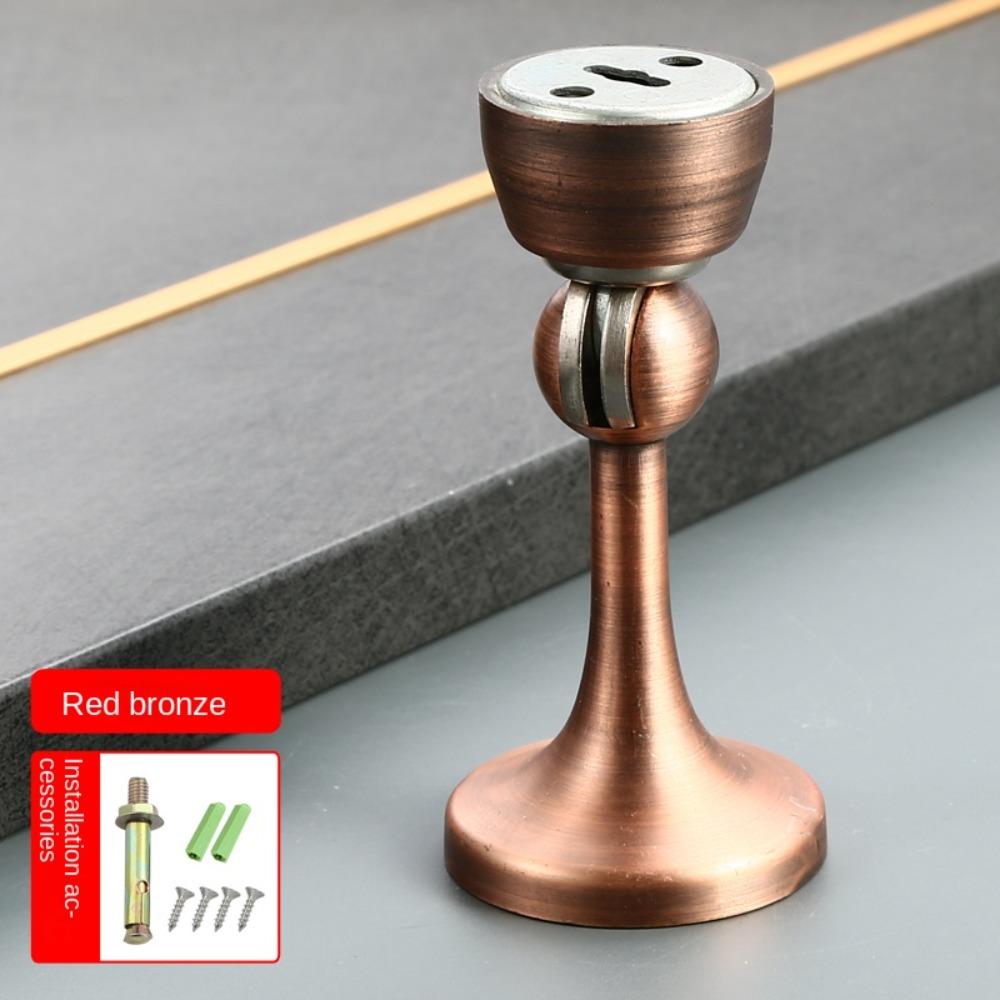 Wall-mounted Type Magnetic Door Stopper Fixed Door Stop Bumper Creative Door Suction  Household