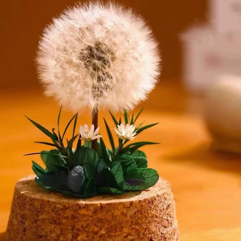 Набор материалов для DIY Вечные цветы Ваза для пожеланий Одуванчик День святого Валентина День матери Подарок Настольное украшение