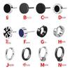 Men's and Women's High-End Titanium Steel Earrings – No Fade, Simple and Stylish Set