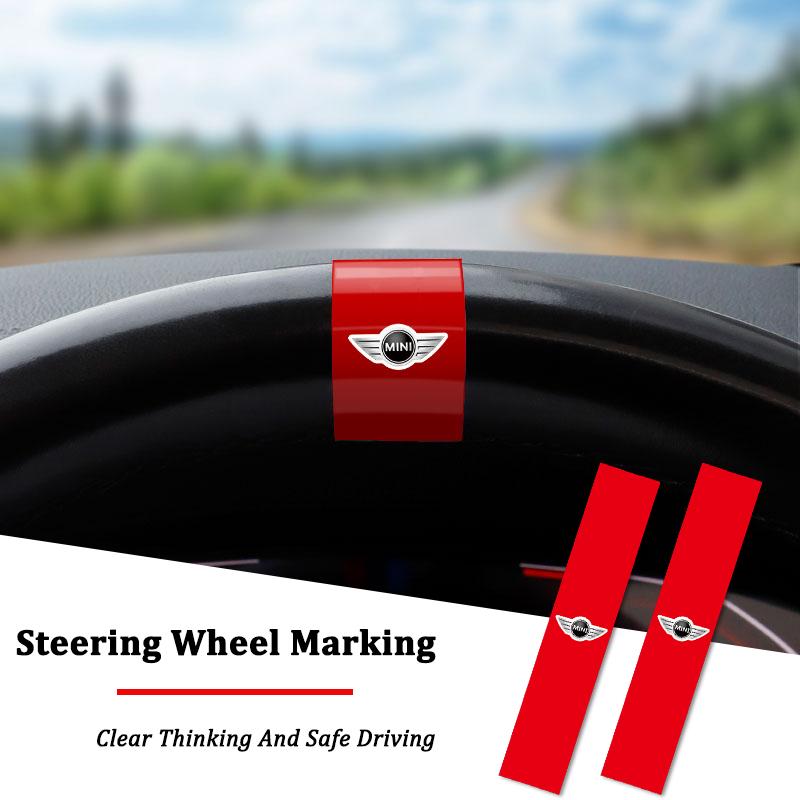 Decorative Sticker For Centering The Car Steering Wheel For BMW Mini Works Cooper F54 F55 F56 F57 F60 R50 R52 R53 R55 R56 R57