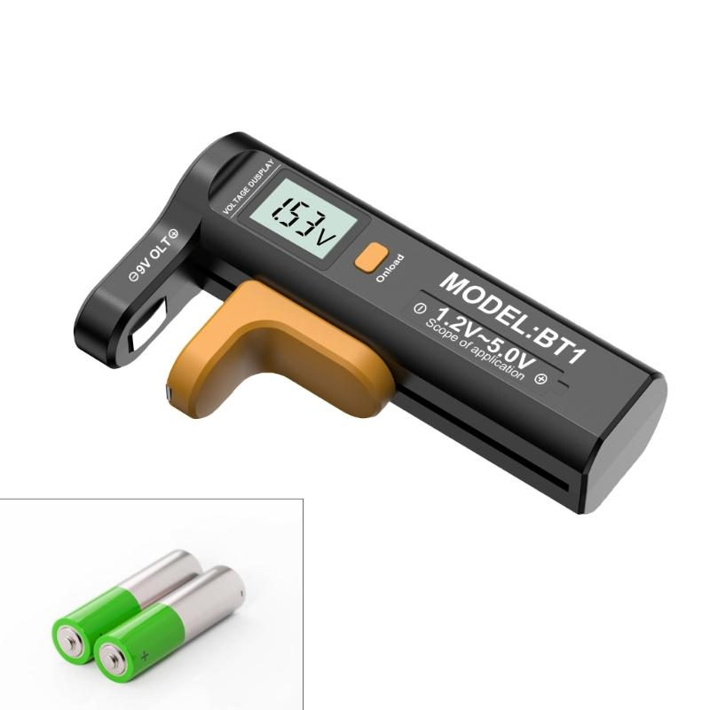 Легко носить  Тестер батареи Быстрое определение мощности Простой в использовании Измеритель батареи Маленький  Анализатор батареи для дома, рабочего места