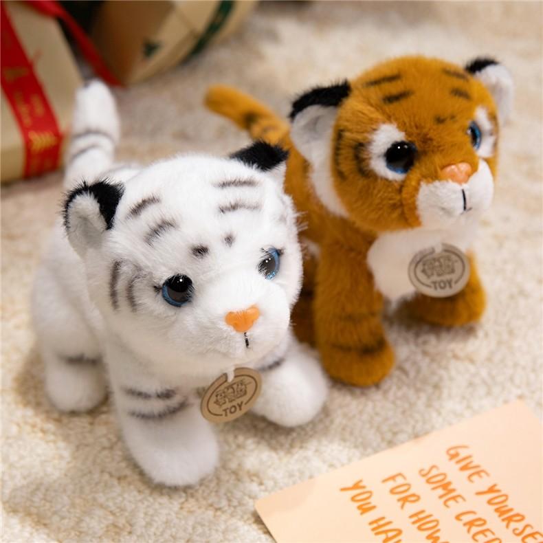 Cute Panda Tiger Raccoon Cartoon Animal Plush Doll For Kids Decor Bedroom