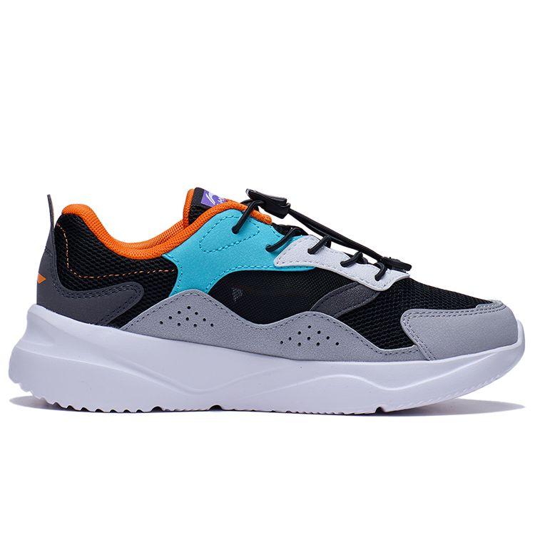 Li Ning Детские Ln 90 Летние Удобные Амортизирующие Отскок Повседневные Кроссовки Детские Кроссовки Черный Серый Белый YKCT072-5