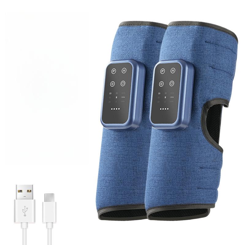 Массажер для икр Воздушная волна Электрический Аппарат для дренажа воздушным давлением Многофункциональный Массажер для ног Постоянная температура Горячий компресс Инструмент для красоты ног