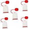 5Pcs Silicone Tea Infuser Bag Reusable Safe Loose Leaf Tea Bags Strainer Filter for Tea Drinker Utensils Tea Tools Kitchen Tools