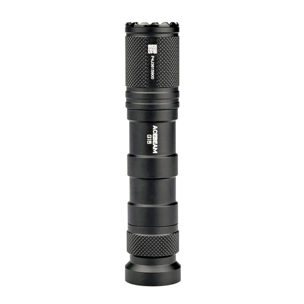 Тактический скаут ACEBEAM G15 1800 390 Рейка со светодиодным фонарем и выносной кнопкой, (Черный - 6500K)