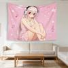SSuper Sonico Манга Мультфильм Гобелен Декор Комнаты Настенная Ткань Вечеринка Подвесной Фон Декор Комнаты Детская Комната