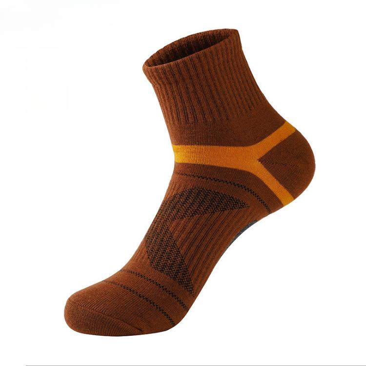 Высокое качество, 5 пар мужских носков из чесаного хлопка, новые повседневные дышащие спортивные носки, мужские длинные носки в полоску, большие размеры
